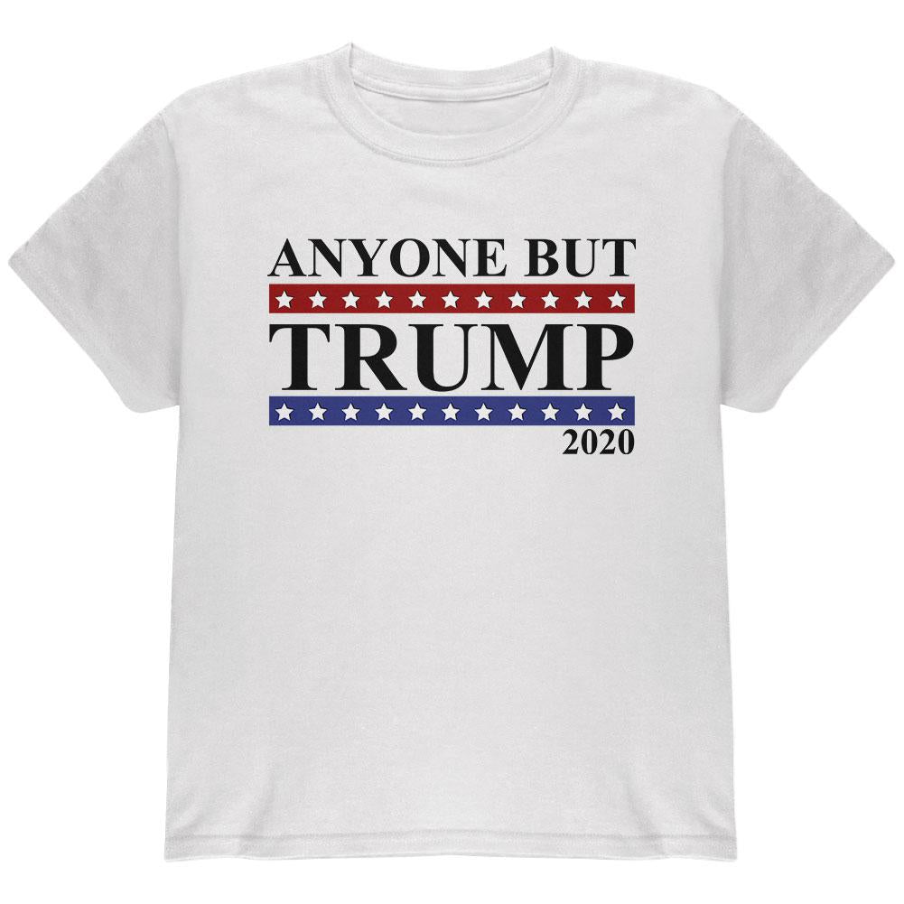Presidential Election Anyone But Trump 2020 Youth T Shirt Youth T-Shirts Old Glory LG White