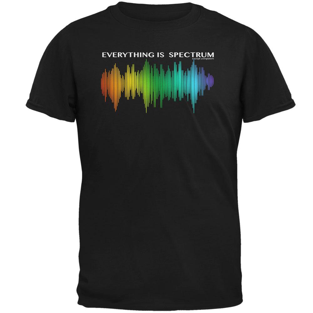LGBTQ Everything Is A Spectrum Mens T Shirt Men's T-Shirts Old Glory 2XL Black