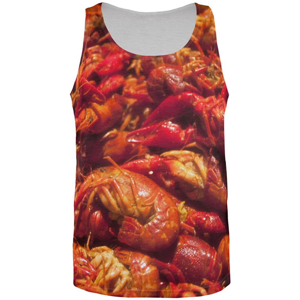 Louisiana Cajun Crawfish Boil All Over Mens Tank Top Men's Tank Tops Old Glory 2XL Multi