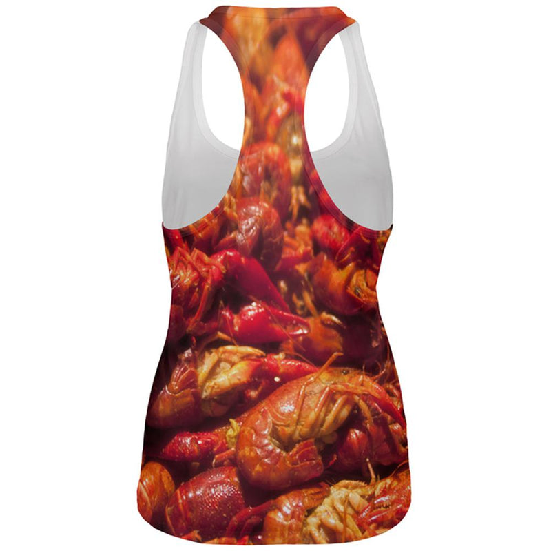 Louisiana Cajun Crawfish Boil All Over Womens Work Out Tank Top Women's Tank Tops Old Glory