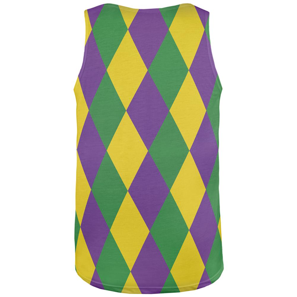 Mardi Gras Jester Costume All Over Mens Tank Top Men's Tank Tops Old Glory