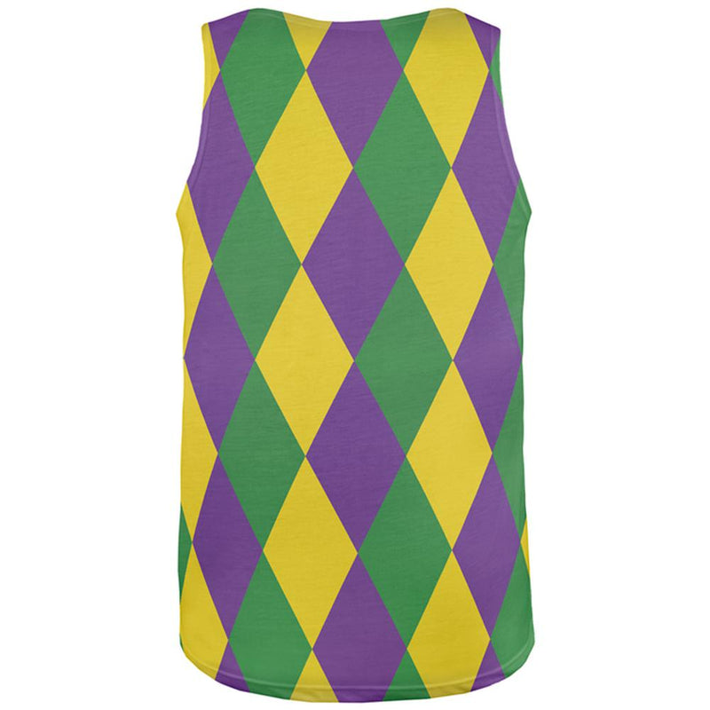 Mardi Gras Jester Costume All Over Mens Tank Top Men's Tank Tops Old Glory