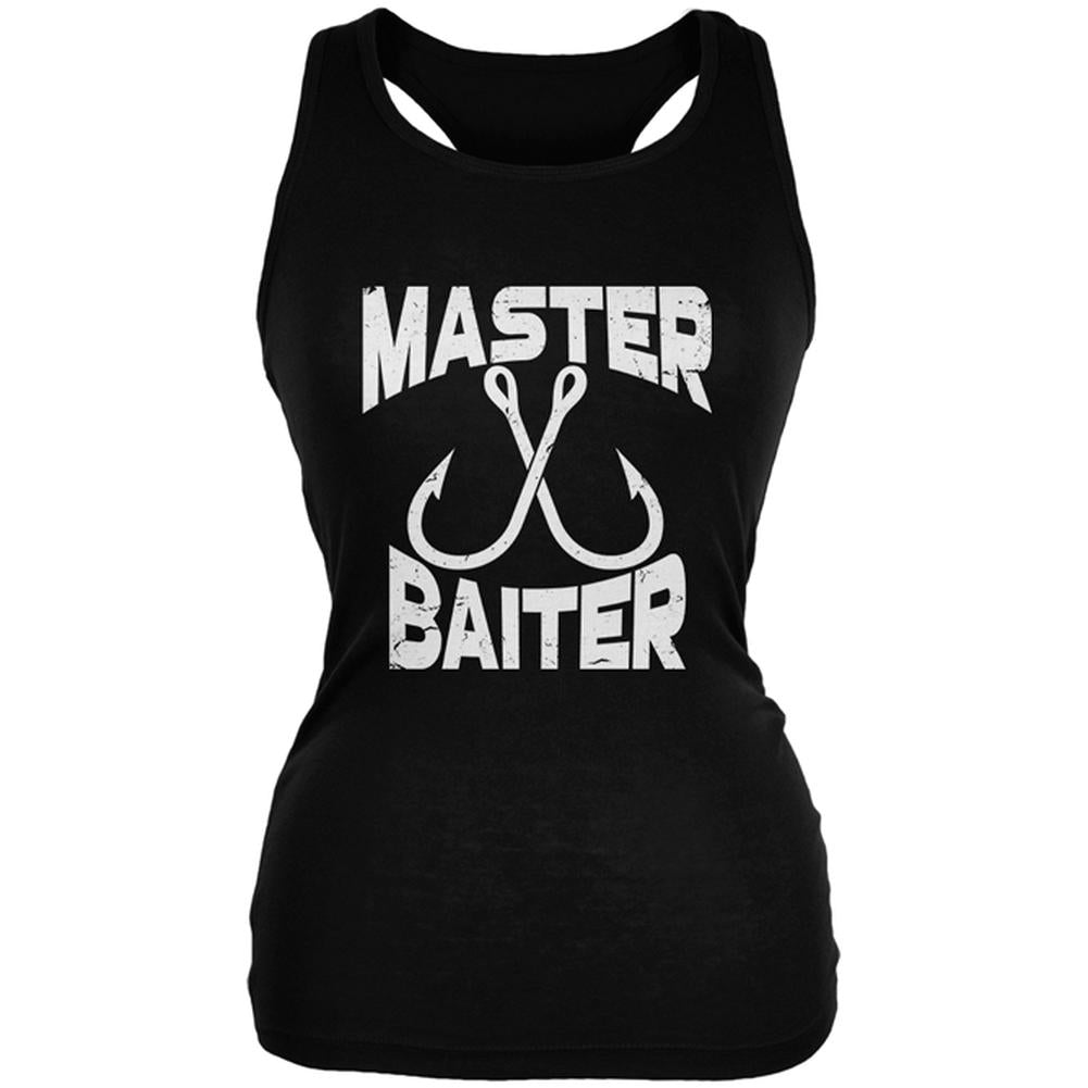 Master Baiter Juniors Soft Tank Top Juniors Tank Tops Old Glory 2XL Black