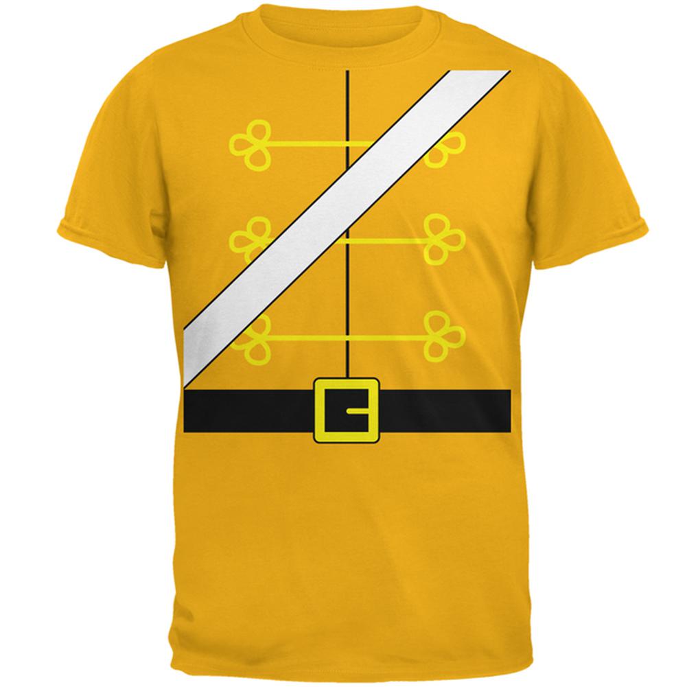 Christmas Toy Soldier Nutcracker Costume Mens T Shirt Men's T-Shirts Old Glory 2XL Gold