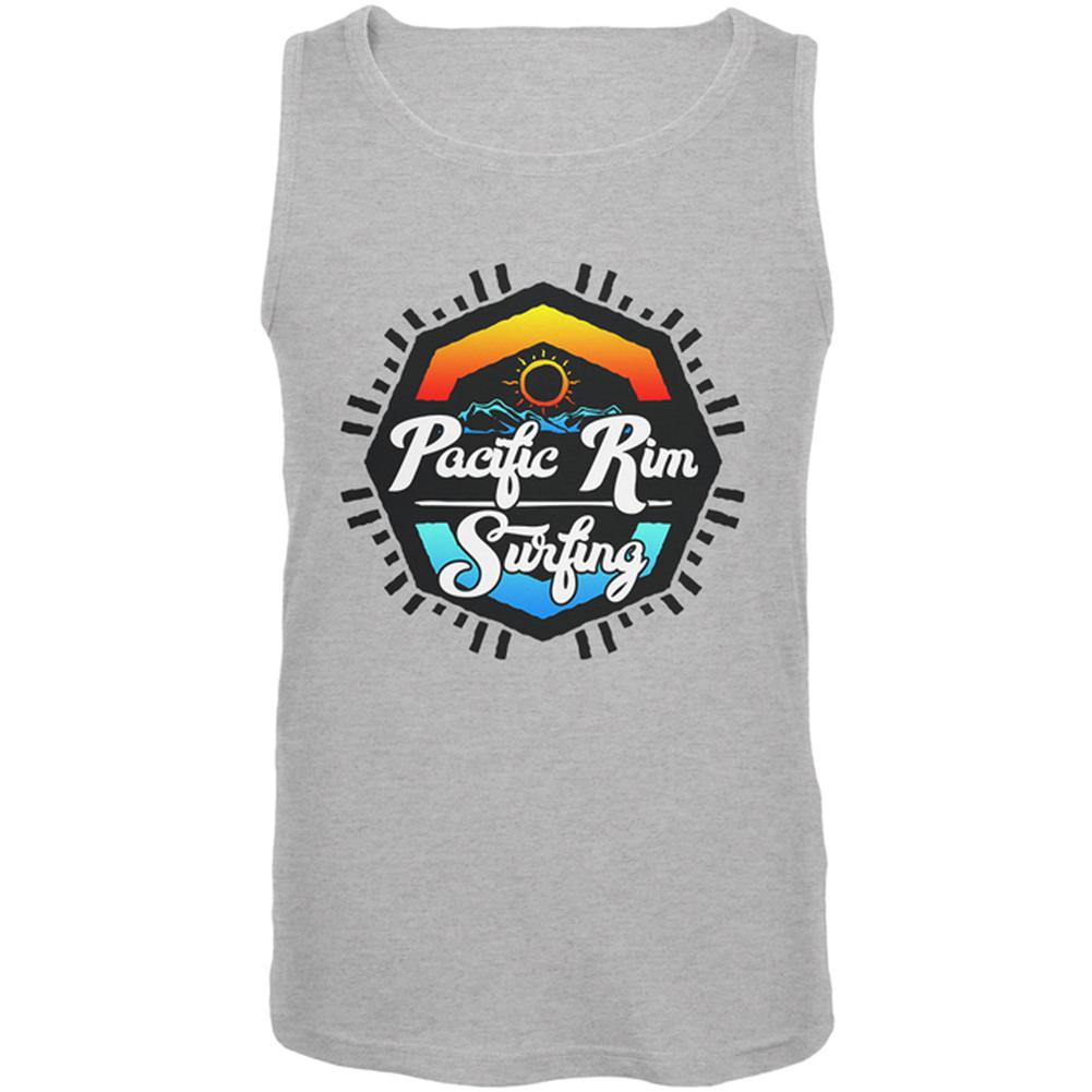 Pacific Rim Surfing Mens Tank Top Men's Tank Tops Old Glory 2XL Heather