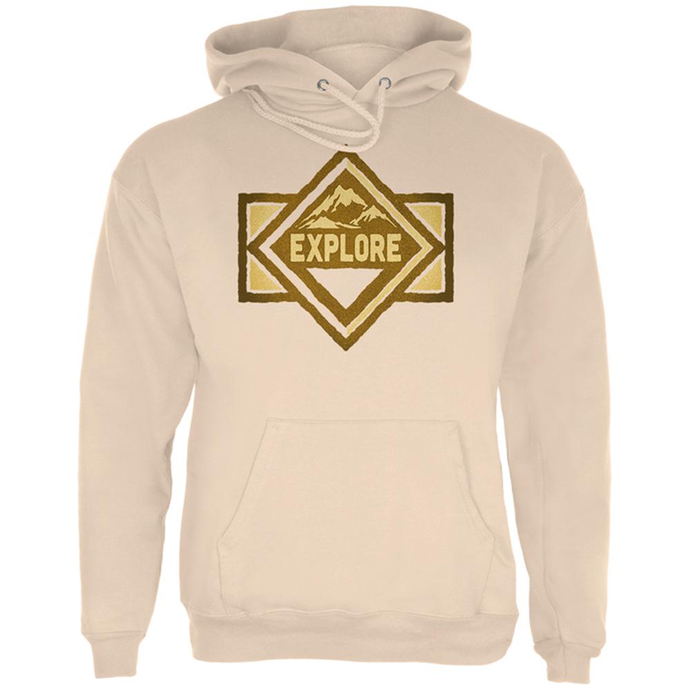 Explore Nature Mens Hoodie Men's Hoodies Old Glory 2XL Sand