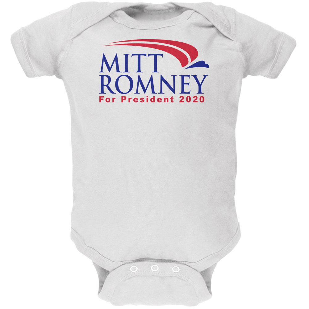 Mitt Romney For President 2020 Soft Baby One Piece Baby One Piece Old Glory 0-3M White