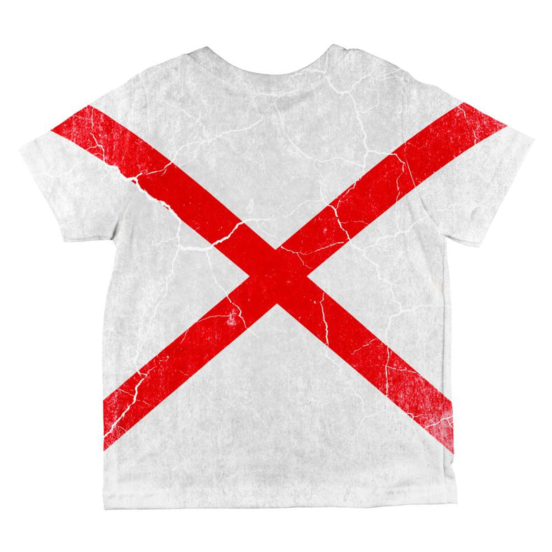 Alabama Vintage Distressed State Flag All Over Toddler T Shirt Toddler T-Shirts Old Glory