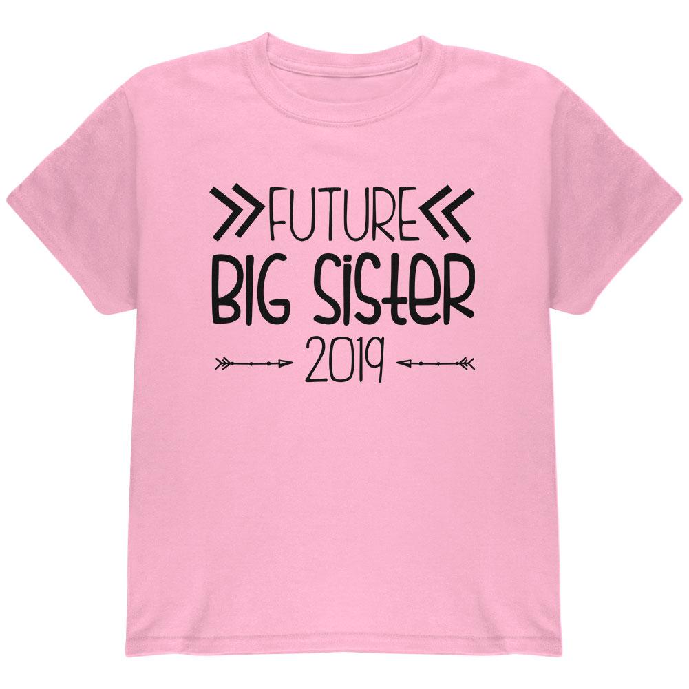 Future Big Sister Arrows 2019 Youth T Shirt Youth T-Shirts Old Glory LG Light Pink