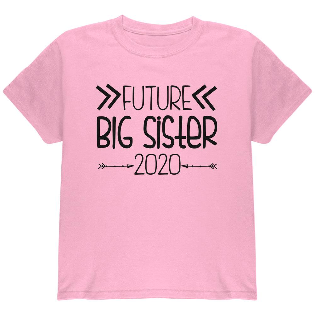 Future Big Sister Arrows 2020 Youth T Shirt Youth T-Shirts Old Glory LG Light Pink