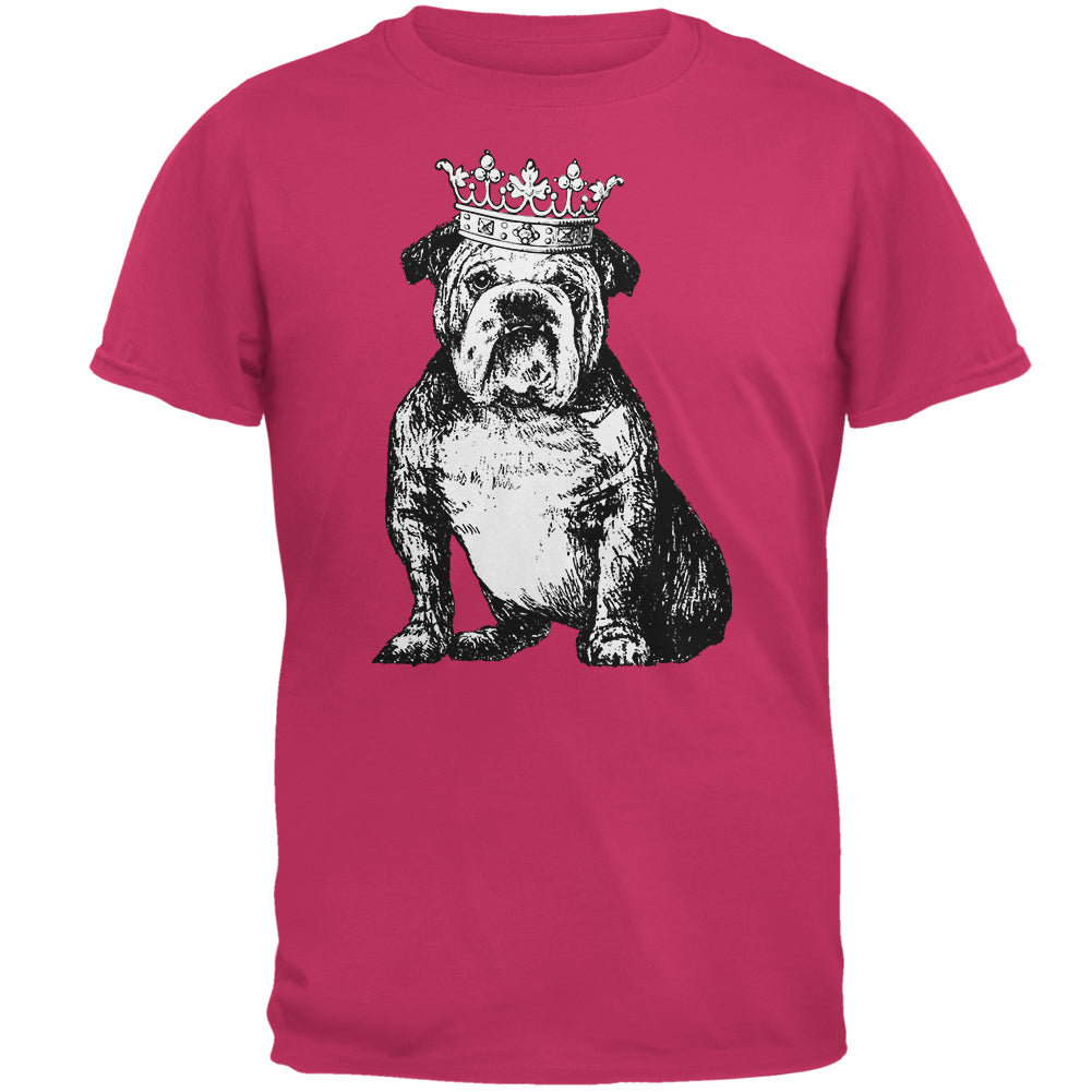 Bulldog Crown Mens T Shirt Men's T-Shirts Old Glory 2XL Pink