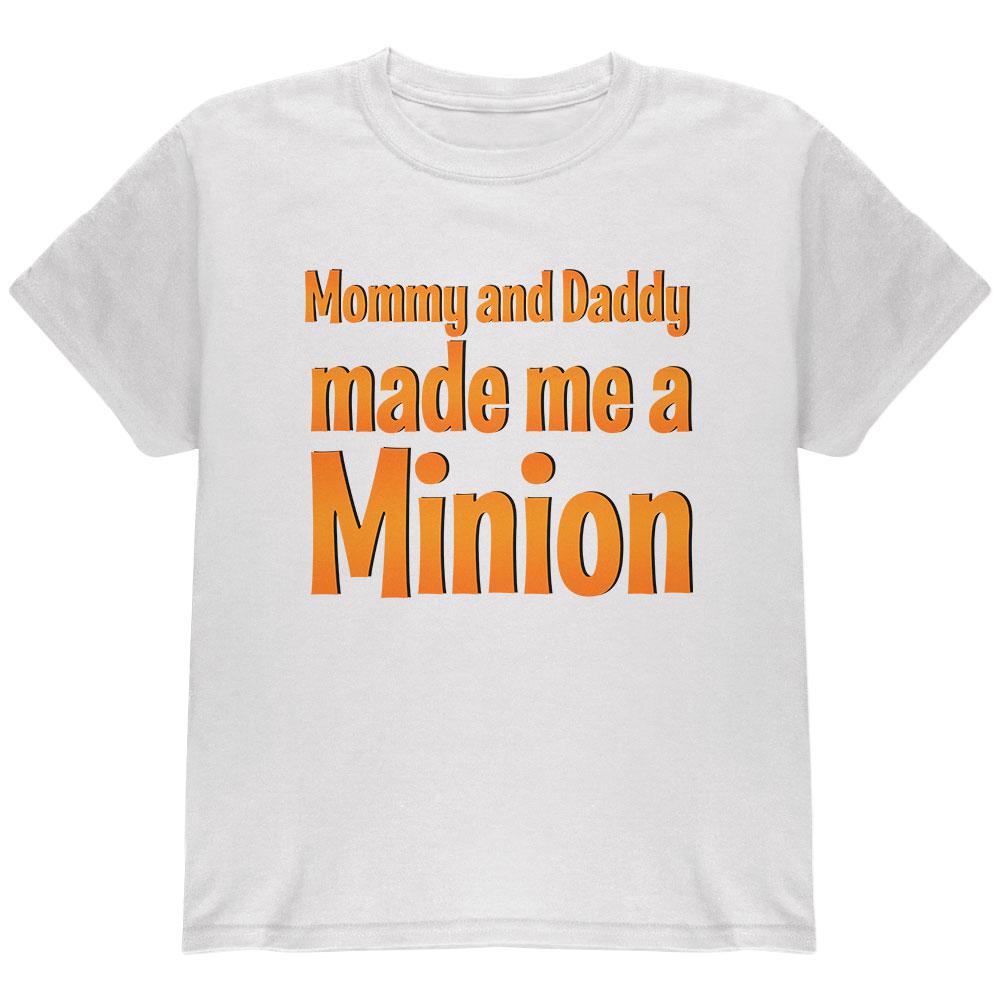 Big Brother Big Sister Made A Minon Youth T Shirt Youth T-Shirts Old Glory LG White