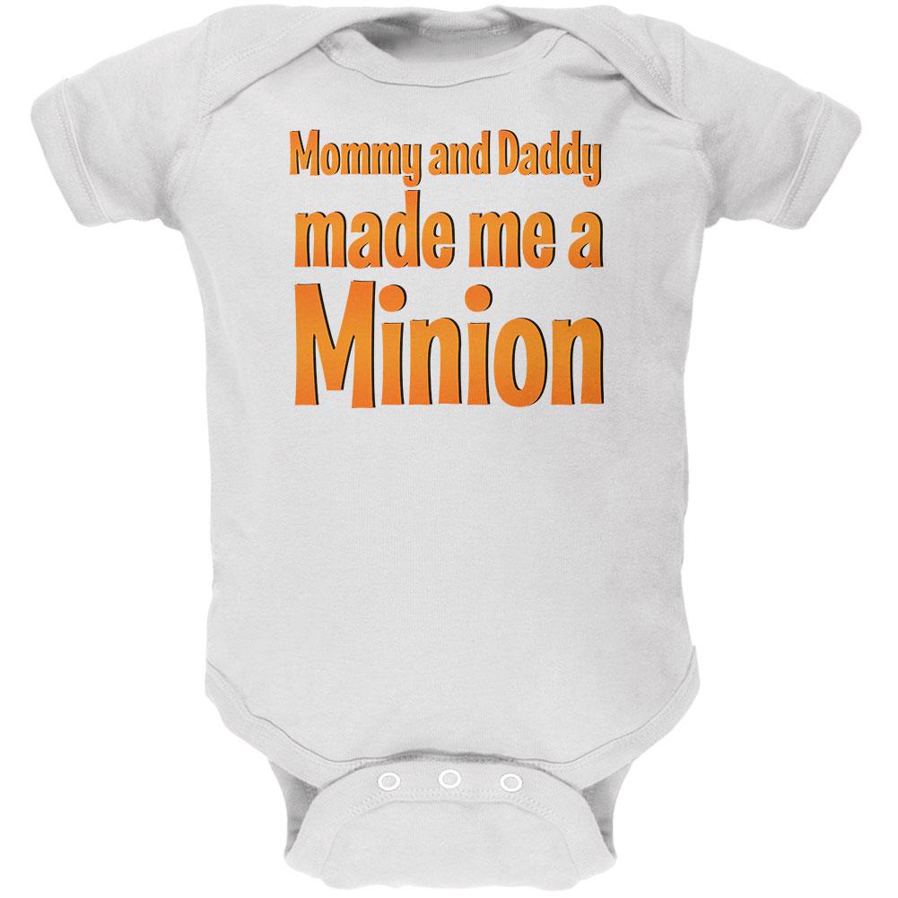 Big Brother Big Sister Made A Minon Soft Baby One Piece Baby One Piece Old Glory 0-3M White