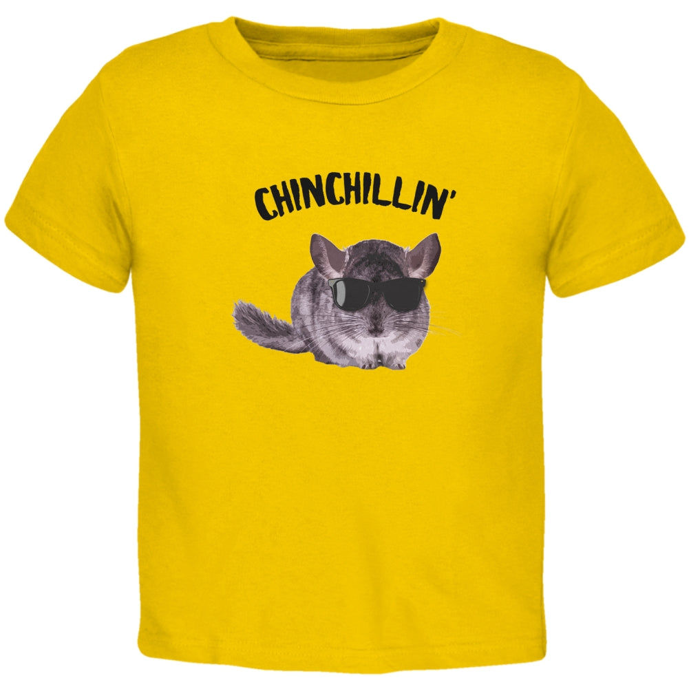Chinchillin Chinchilla Toddler T Shirt Toddler T-Shirts Old Glory 2T Yellow