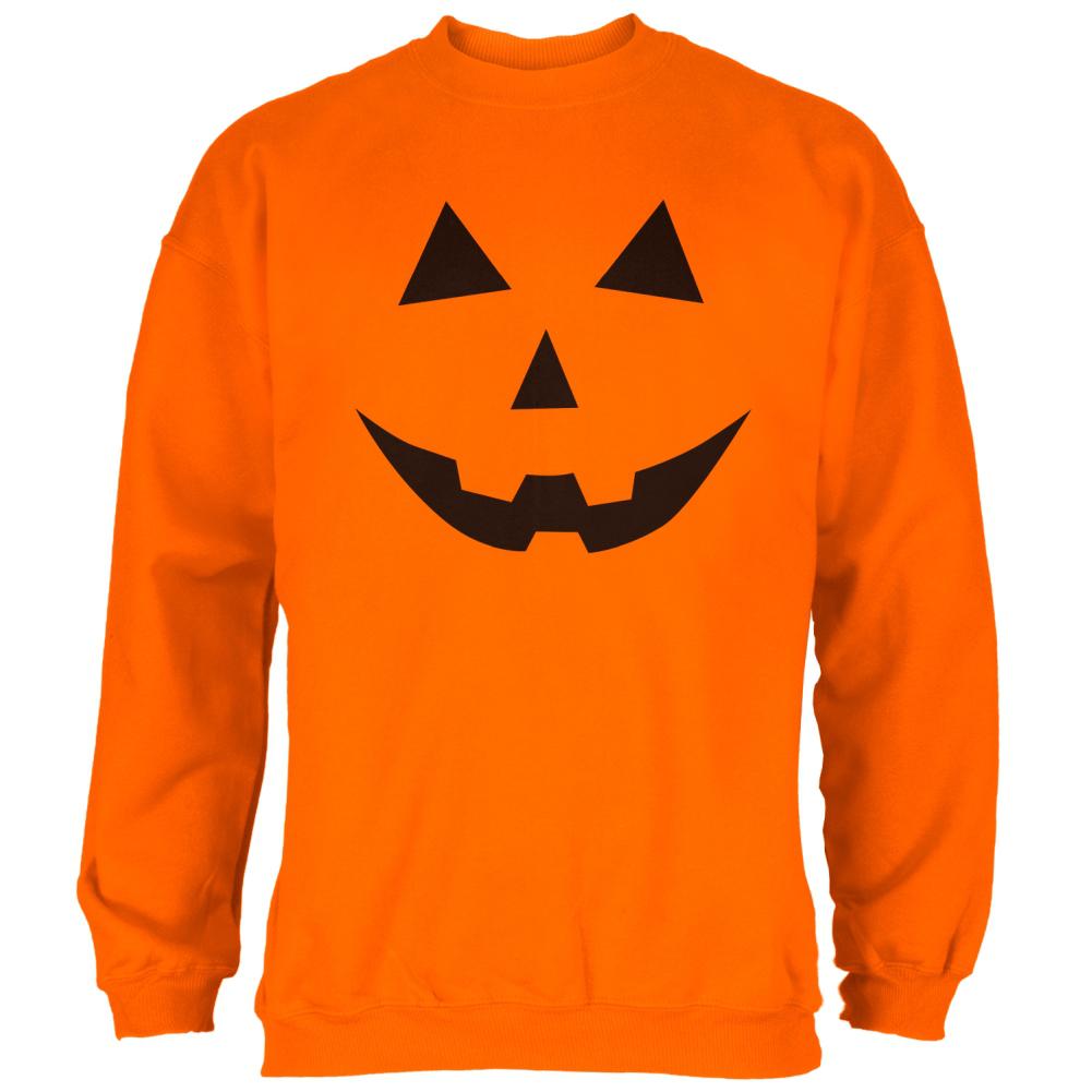 Halloween Costume Jack-O-Lantern Face Mens Costume Sweatshirt Men's Sweatshirts Old Glory SM
