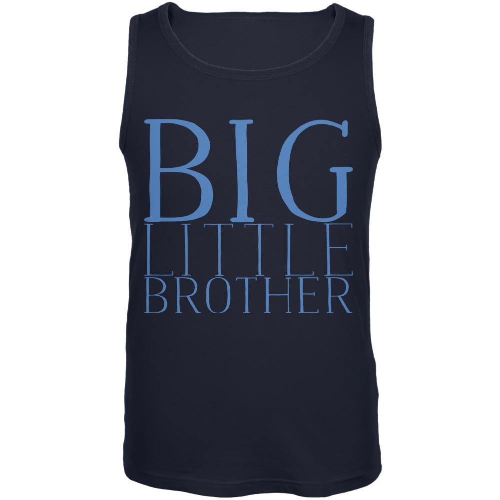 Big Little Brother Mens Tank Top Men's Tank Tops Old Glory 2XL Navy