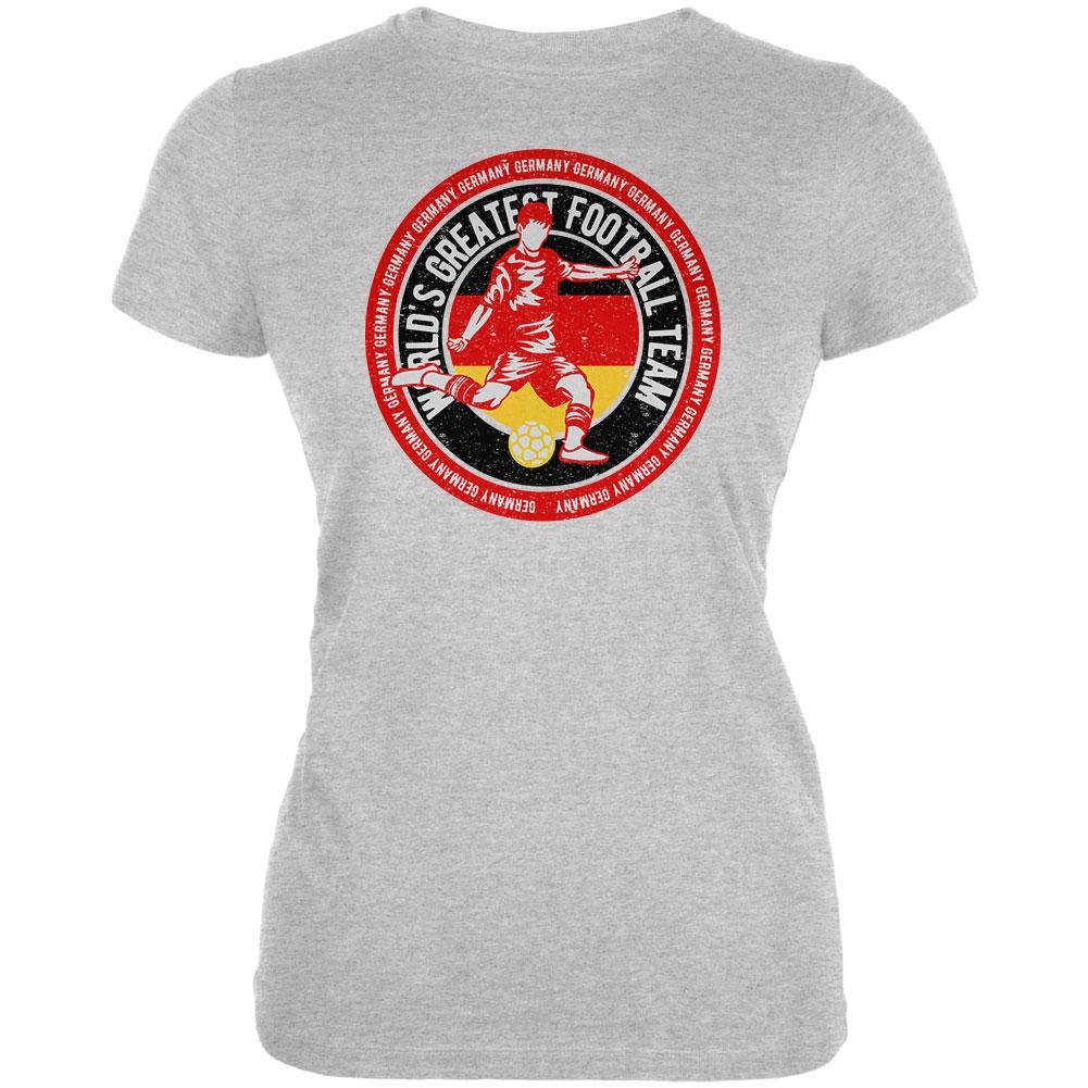 World Cup Germany Soccer World's Best Football Team Juniors Soft T Shirt Juniors T-Shirts Old Glory 2XL Heather