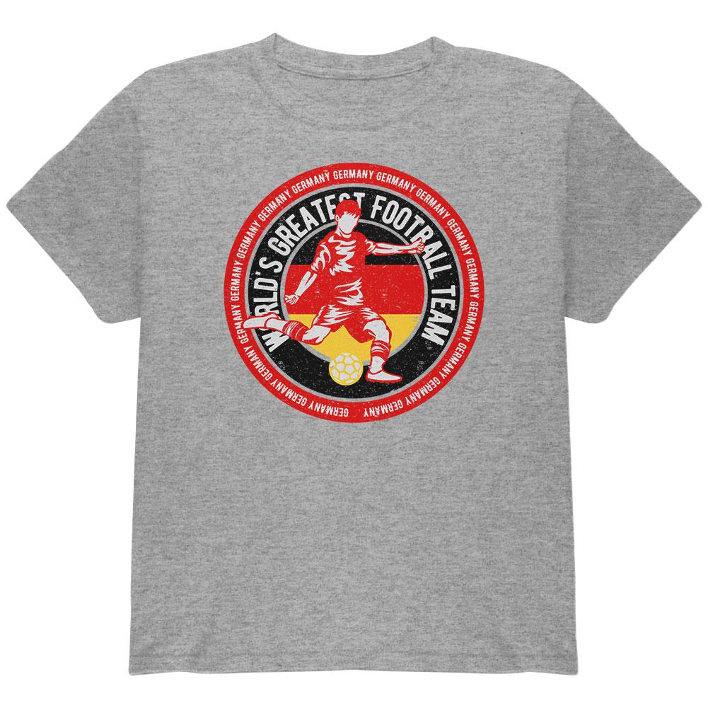 World Cup Germany Soccer World's Best Football Team Youth T Shirt Youth T-Shirts Old Glory LG Heather
