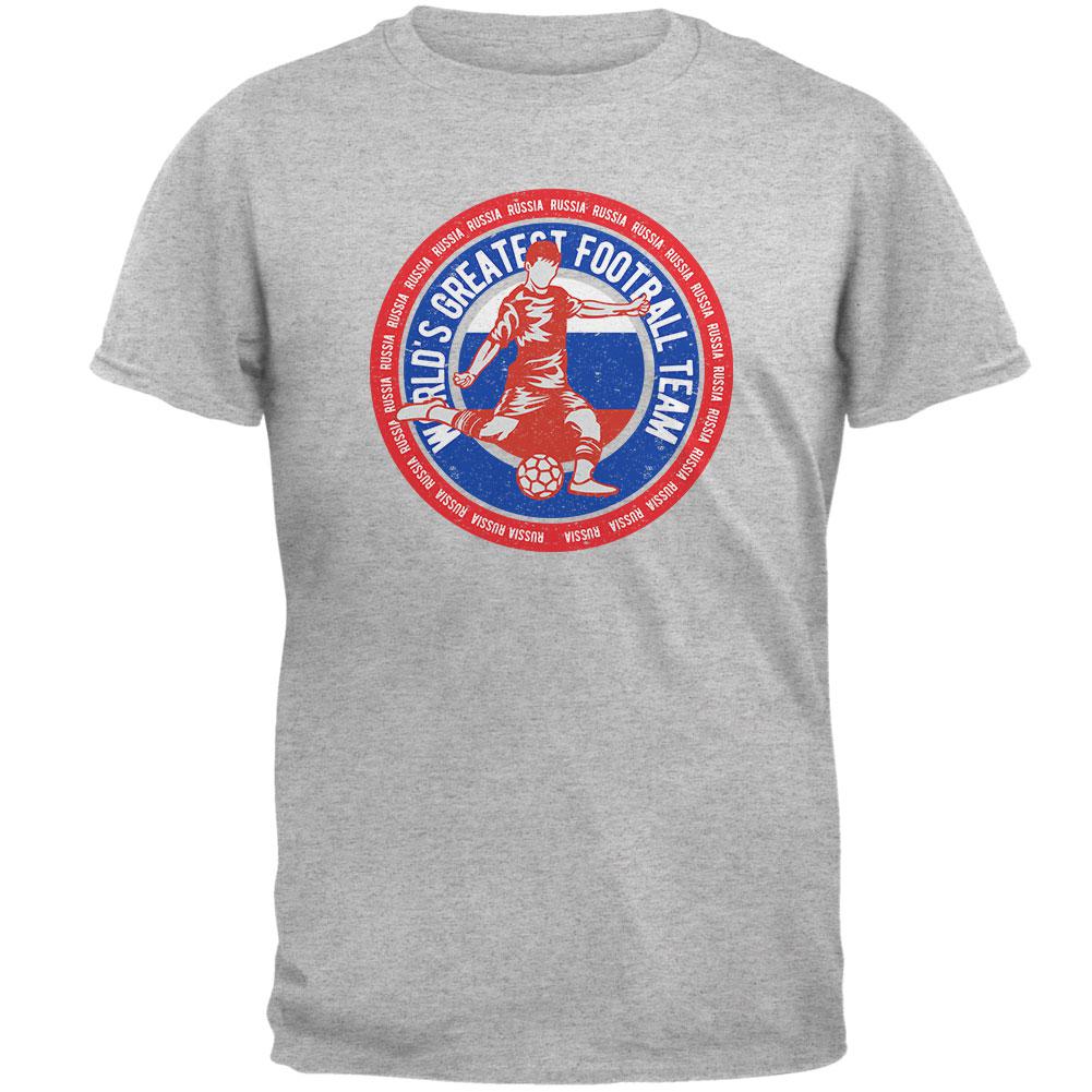 World Cup Russia Soccer World's Best Football Team Mens T Shirt Men's T-Shirts Old Glory 2XL Heather