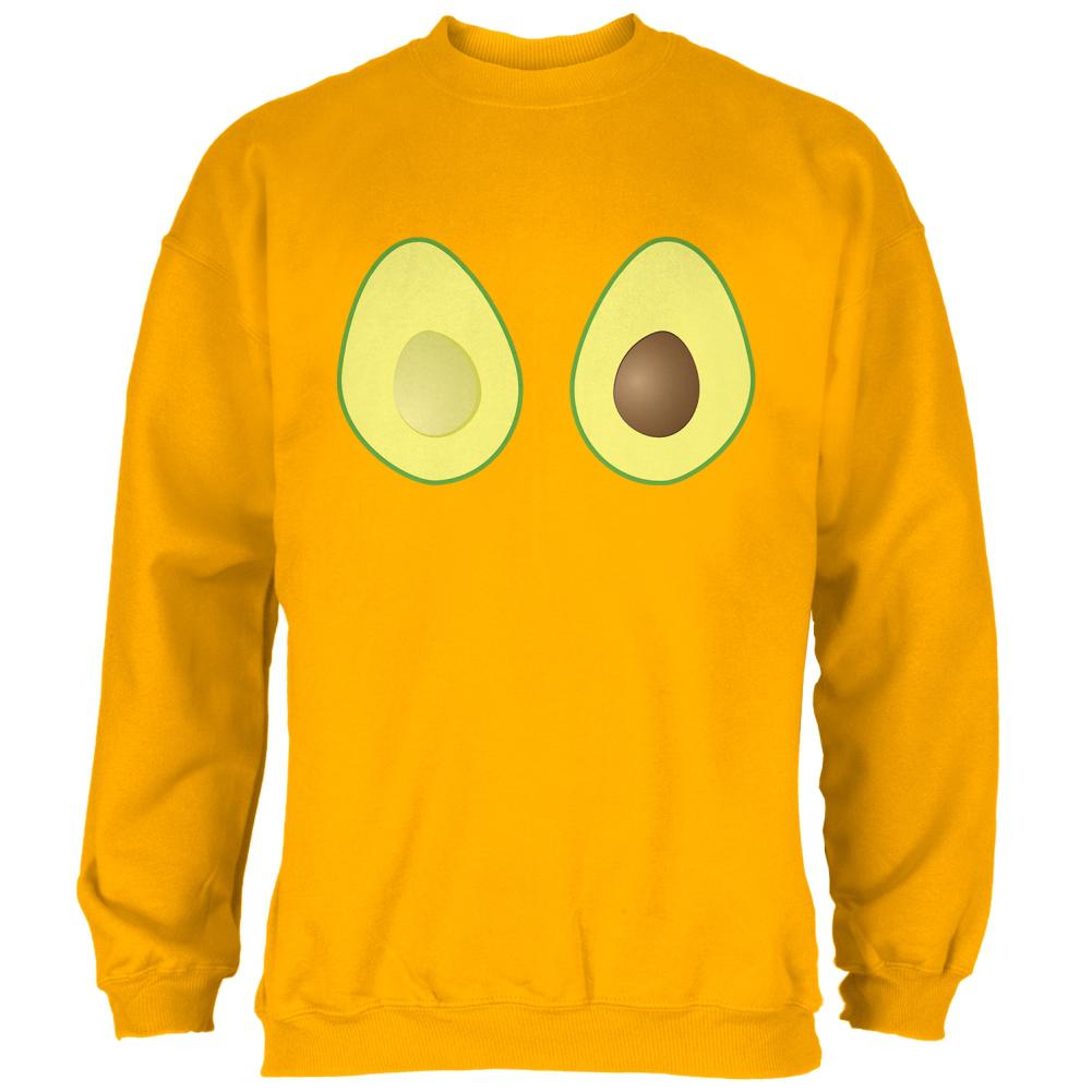 Cinco De Mayo Avocado Boobs Mens Sweatshirt Men's Sweatshirts Old Glory 2XL Gold