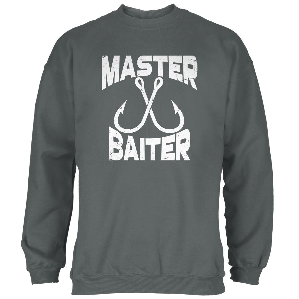 Master Baiter Mens Sweatshirt Men's Sweatshirts Old Glory SM Grey