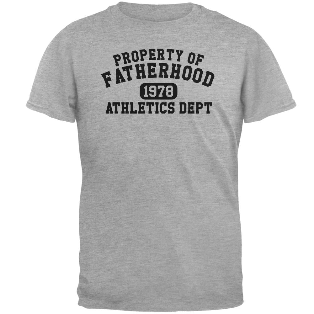 Fatherhood Athletics Department 1978 Mens Soft T Shirt Men's T-Shirts Old Glory 2XL Heather