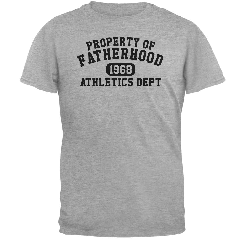 Fatherhood Athletics Department 1968 Mens Soft T Shirt Men's T-Shirts Old Glory 2XL Heather
