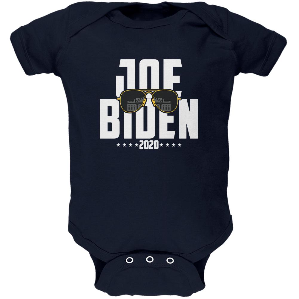 Joe Biden Sunglasses Minimalist 2020 Election Soft Baby One Piece Baby One Piece Old Glory 0-3M Navy