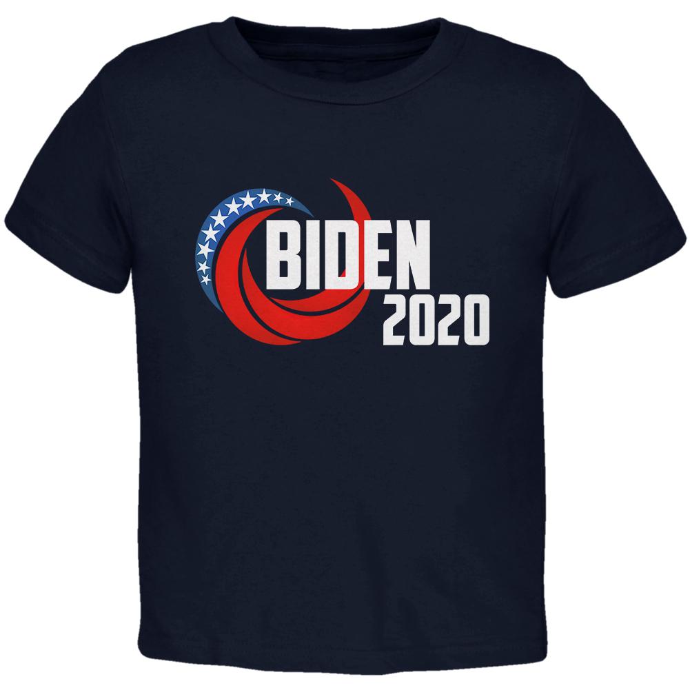 Presidential Election 2020 Joe Biden Swoosh Toddler T Shirt Toddler T-Shirts Old Glory 2T Navy