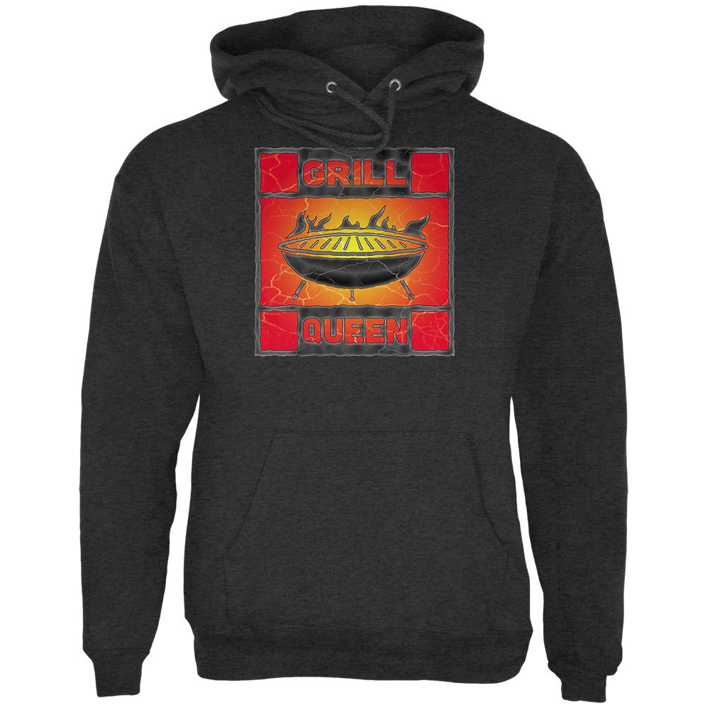 Grill Queen Mens Hoodie Men's Hoodies Old Glory 2XL Charcoal Heather