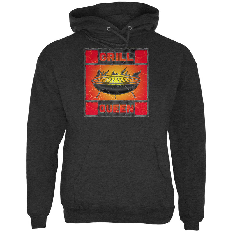 Grill Queen Mens Hoodie Men's Hoodies Old Glory 2XL Charcoal Heather