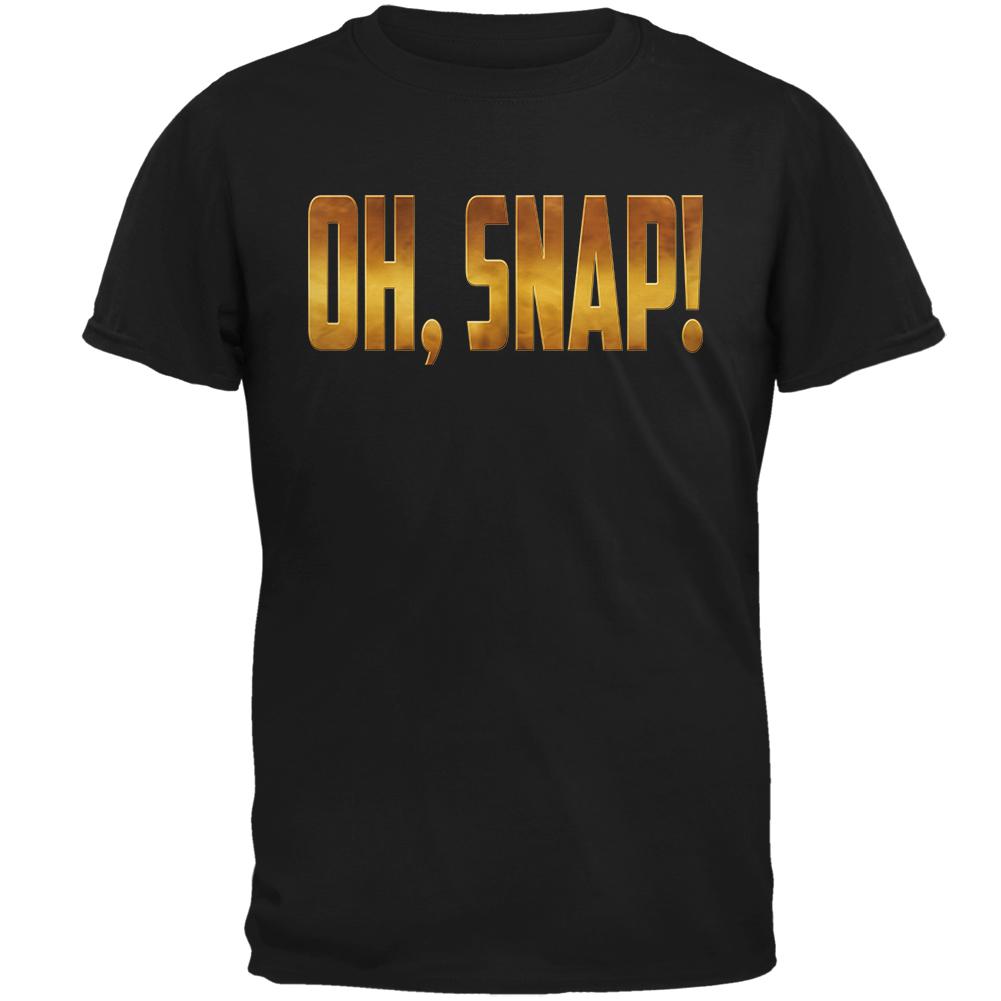 OH SNAP Comic Book Super Villian Mens T Shirt Men's T-Shirts Old Glory 2XL Black