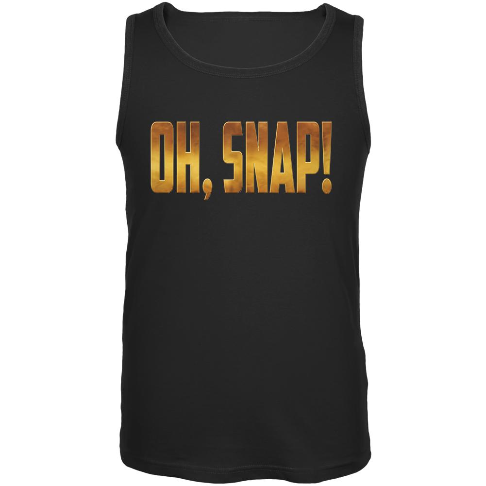 OH SNAP Comic Book Super Villian Mens Tank Top Men's Tank Tops Old Glory 2XL Black