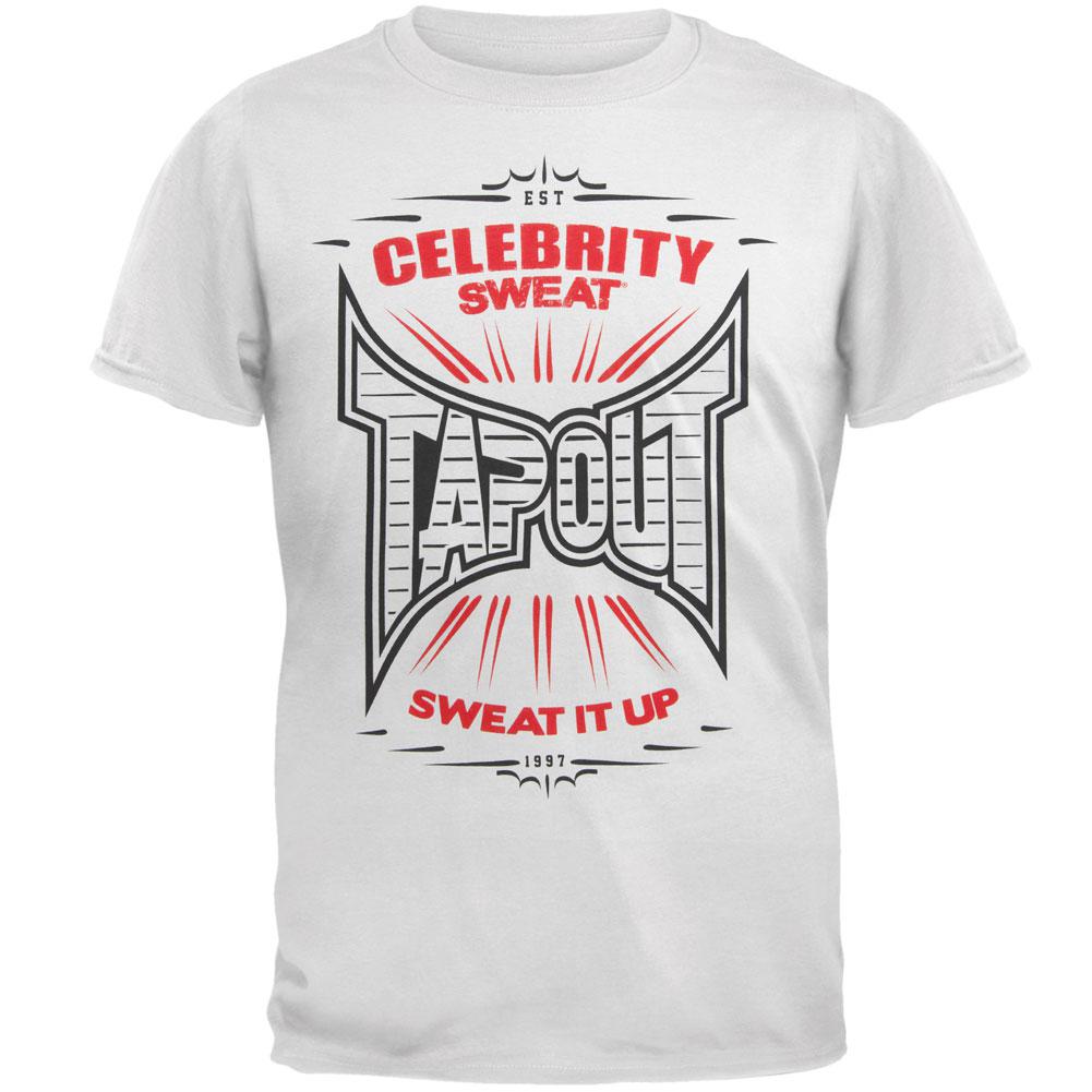 Tapout - Celebrity Sweat Inspiration Mens T Shirt Men's T-Shirts TapouT LG White
