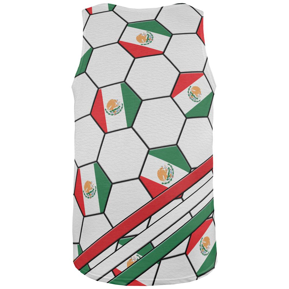 World Cup Mexico Soccer Ball All Over Mens Tank Top Men's Tank Tops Old Glory