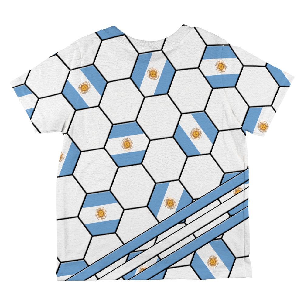 World Cup Argentina Soccer Ball All Over Toddler T Shirt Toddler T-Shirts Old Glory