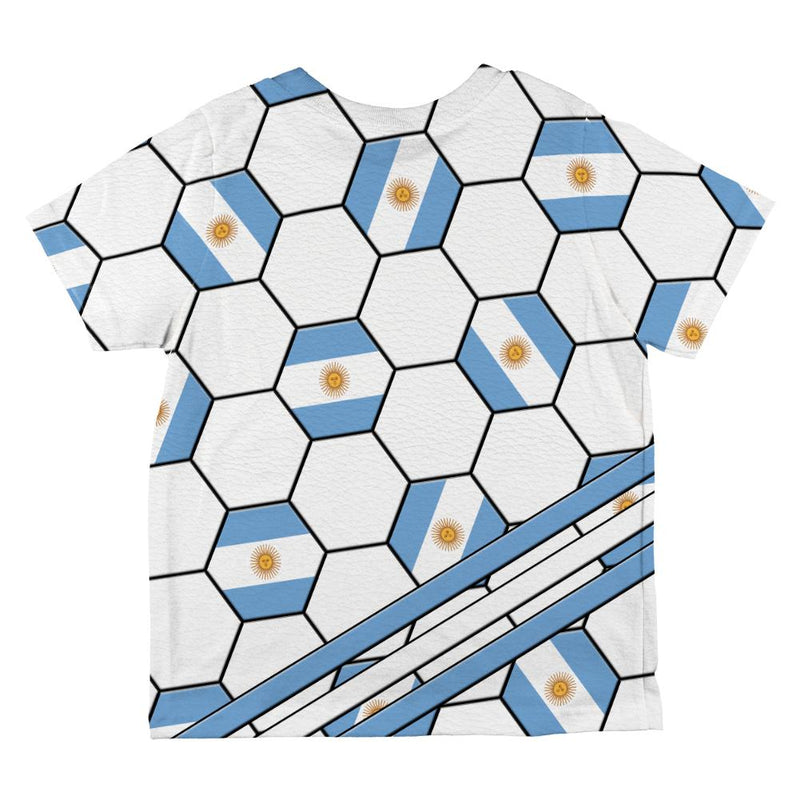 World Cup Argentina Soccer Ball All Over Toddler T Shirt Toddler T-Shirts Old Glory