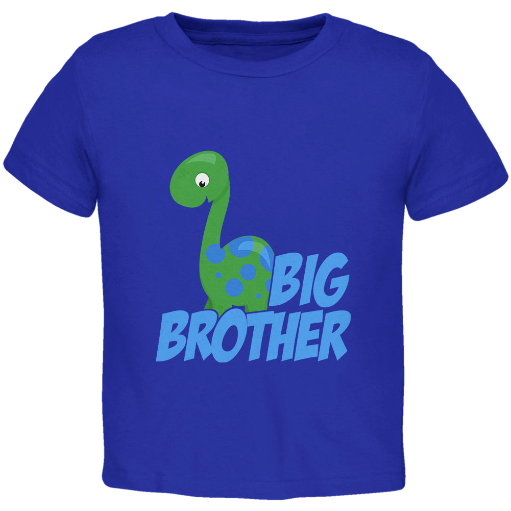Big Brother Dinosaur Toddler T Shirt, 2T / Blue, image size:1001x1001