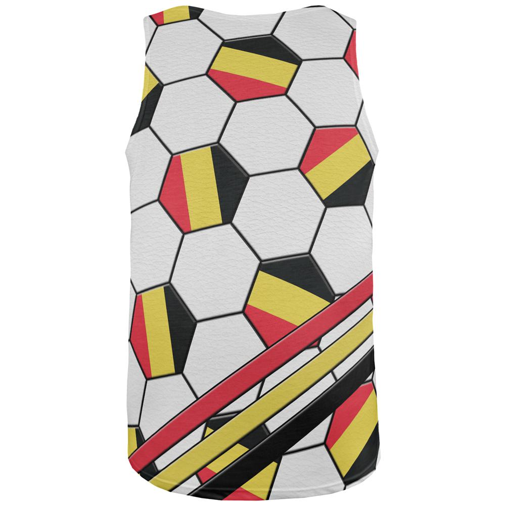 World Cup Belgium Soccer Ball All Over Mens Tank Top Men's Tank Tops Old Glory
