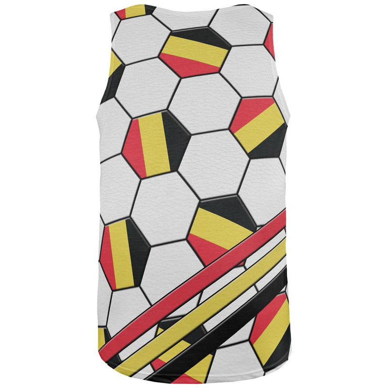 World Cup Belgium Soccer Ball All Over Mens Tank Top Men's Tank Tops Old Glory
