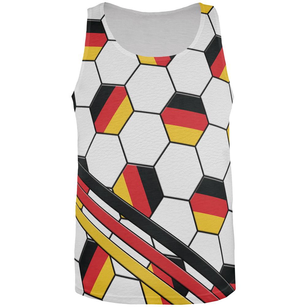 World Cup Germany Soccer Ball All Over Mens Tank Top Men's Tank Tops Old Glory 2XL Multi
