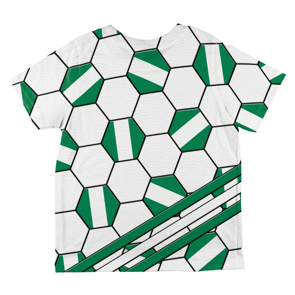 World Cup Nigeria Soccer Ball All Over Toddler T Shirt Toddler T-Shirts Old Glory
