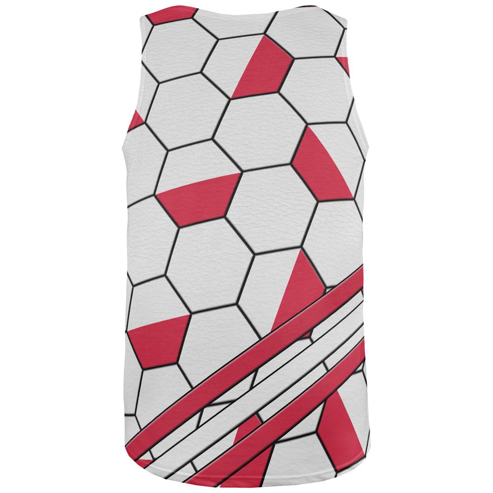 World Cup Poland Soccer Ball All Over Mens Tank Top Men's Tank Tops Old Glory