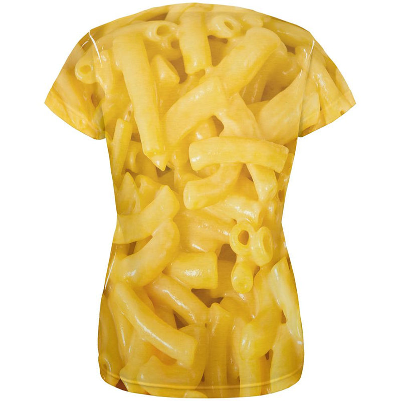 Mac and Cheese All Over Womens T Shirt Women's T-Shirts Old Glory