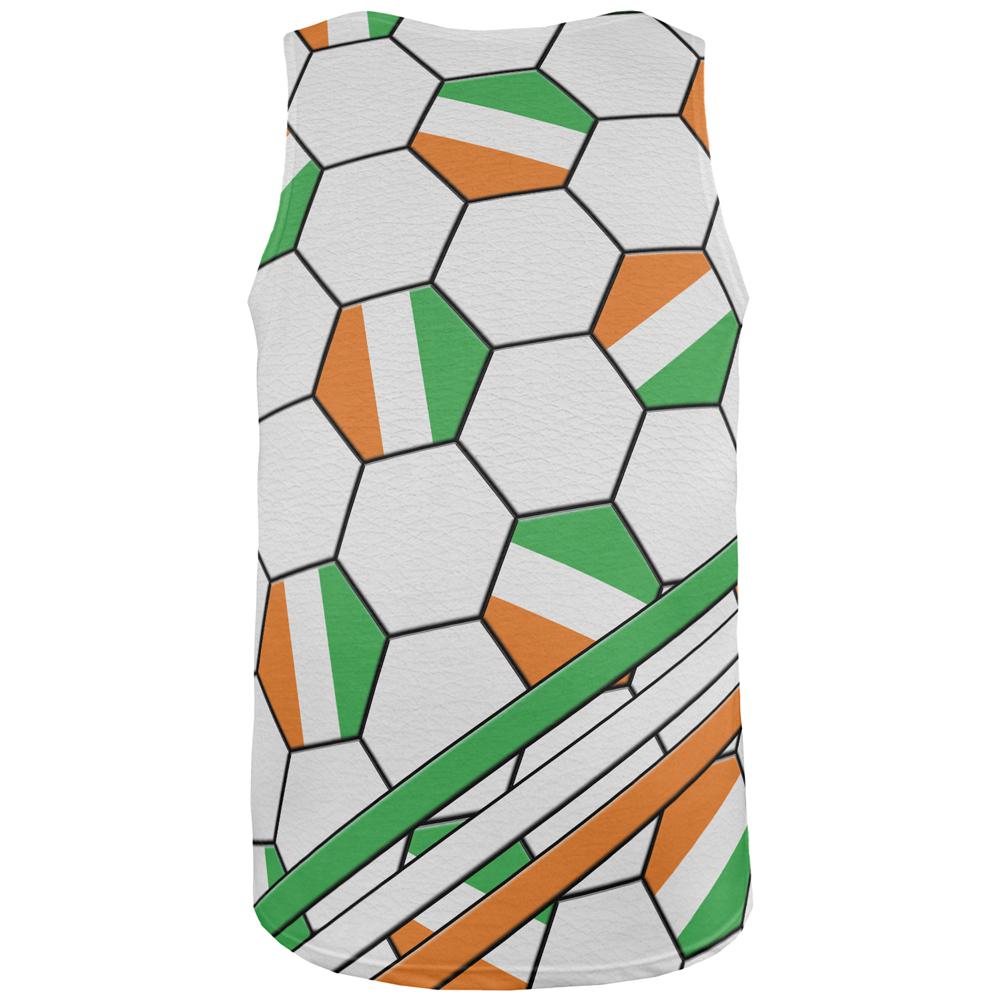 World Cup Ireland Soccer Ball All Over Mens Tank Top Men's Tank Tops Old Glory