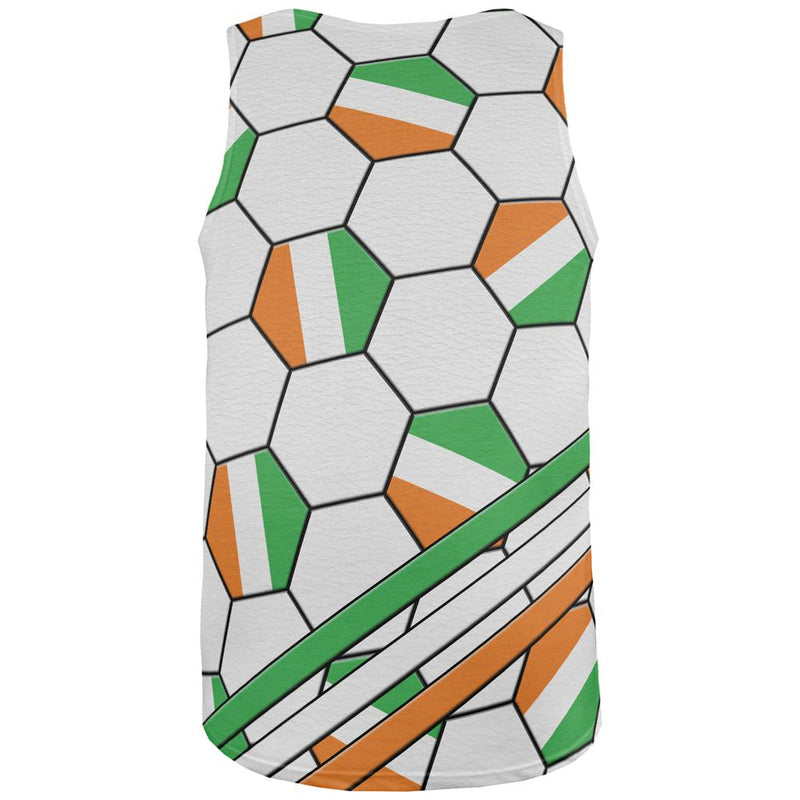 World Cup Ireland Soccer Ball All Over Mens Tank Top Men's Tank Tops Old Glory
