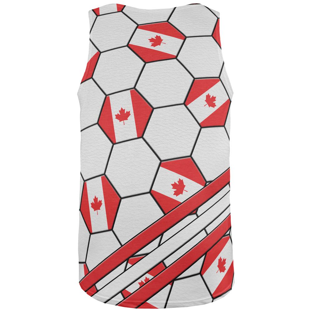 World Cup Canada Soccer Ball All Over Mens Tank Top Men's Tank Tops Old Glory