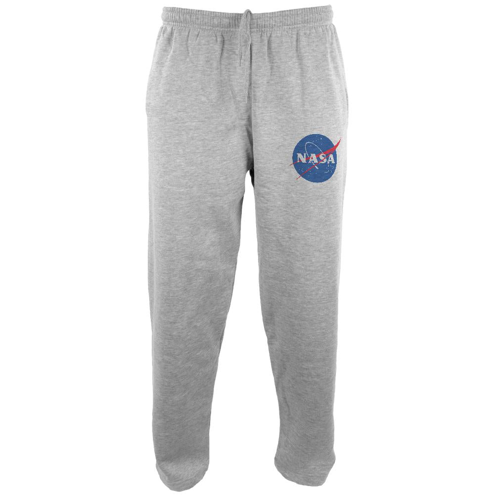 NASA Logo Mens Sweatpants Men's Sweatpants NASA 2XL Heather