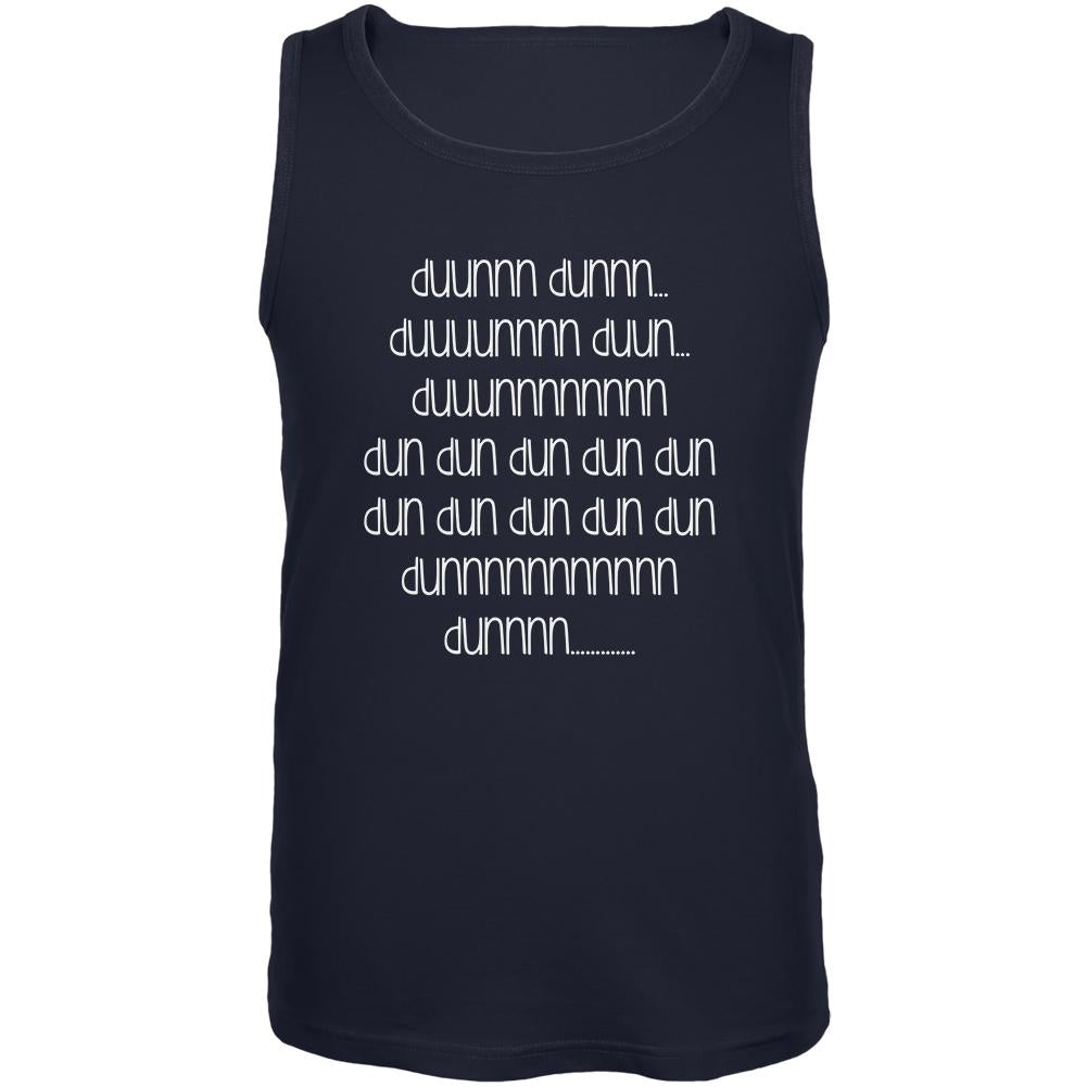 Shark Theme Music Mens Tank Top Men's Tank Tops Old Glory SM Navy