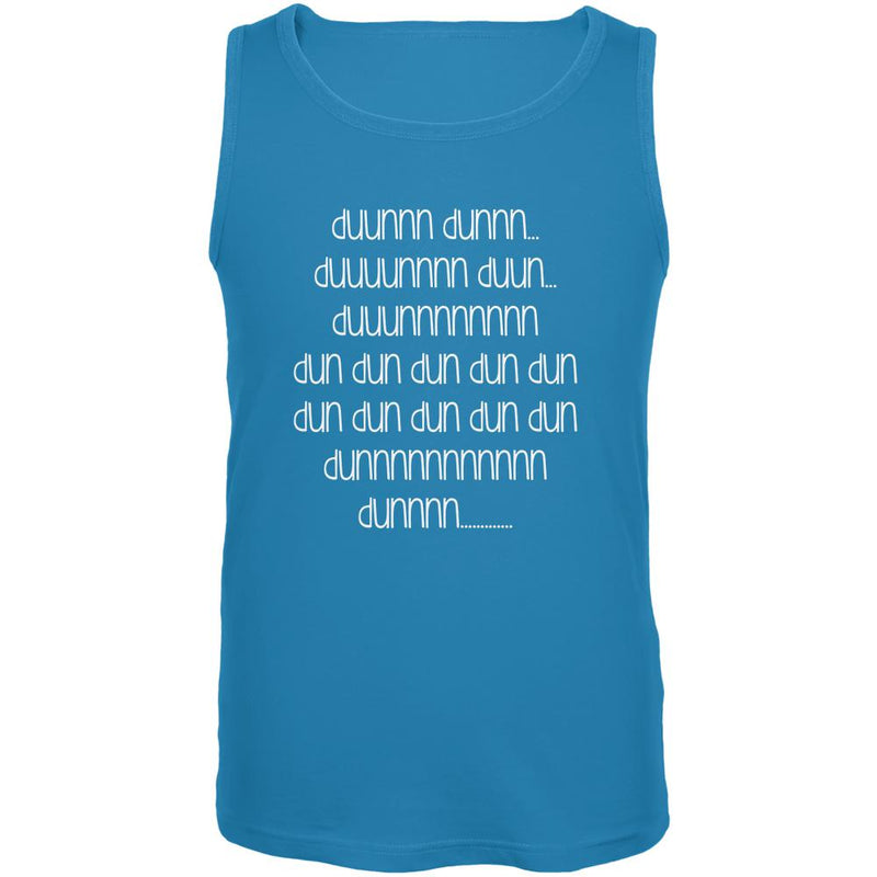 Shark Theme Music Mens Tank Top Men's Tank Tops Old Glory SM Turquoise